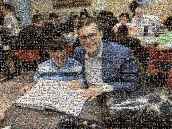 Study Group photo mosaic