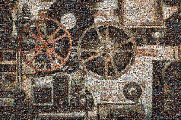 Videotape photo mosaic