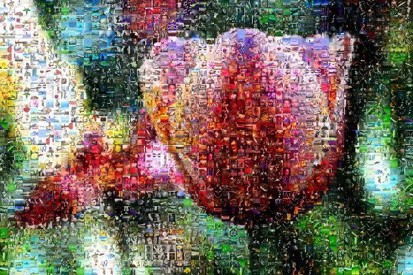 Colorful Tulip photo mosaic