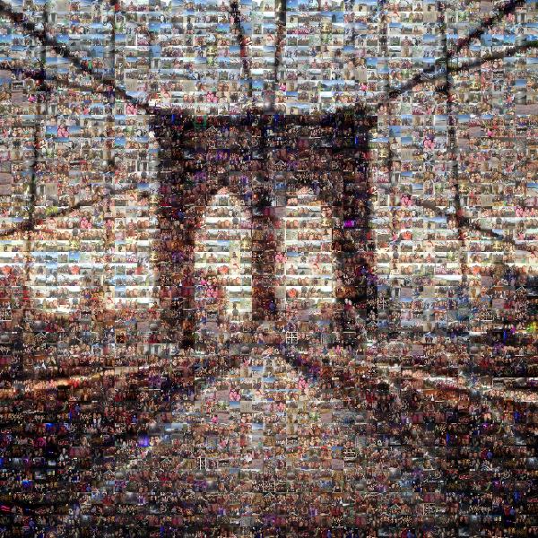 Bridge photo mosaic