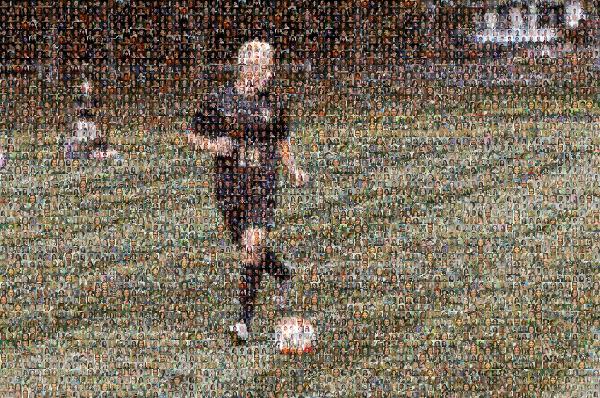 Soccer Game photo mosaic