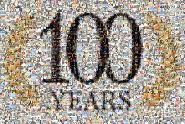 100 Years photo mosaic