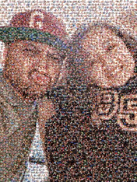 A Father Daughter Photo Op photo mosaic
