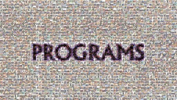 Programs photo mosaic