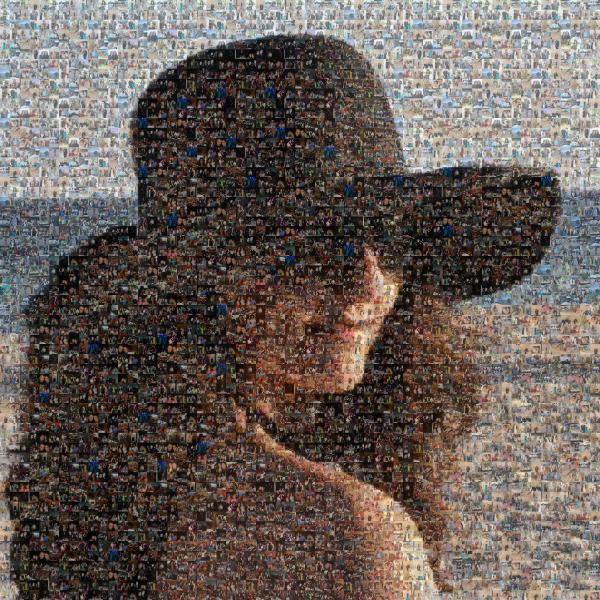 At the Beach photo mosaic