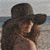 woman portrait people sunglasses summer beach vacation hat ocean outdoor