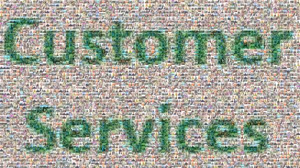 Customer Services photo mosaic