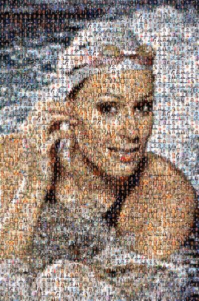 Federica 1 photo mosaic