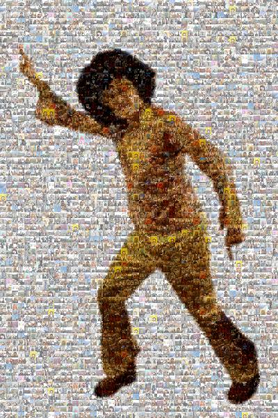 Dancer photo mosaic