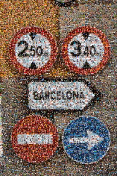 Barcelona Fun photo mosaic