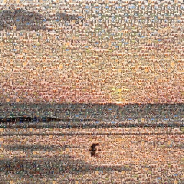 Christmas on the Beach photo mosaic