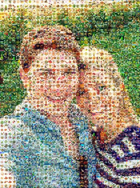 Beautiful Couple photo mosaic