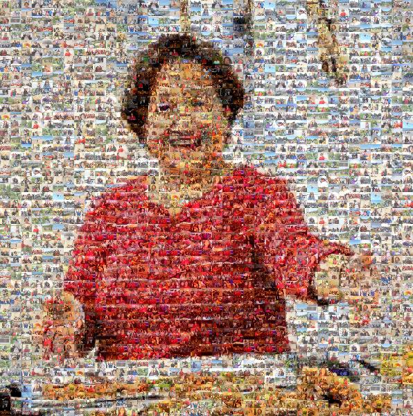 Food photo mosaic