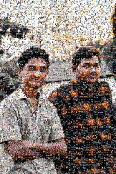 Two Good Friends photo mosaic