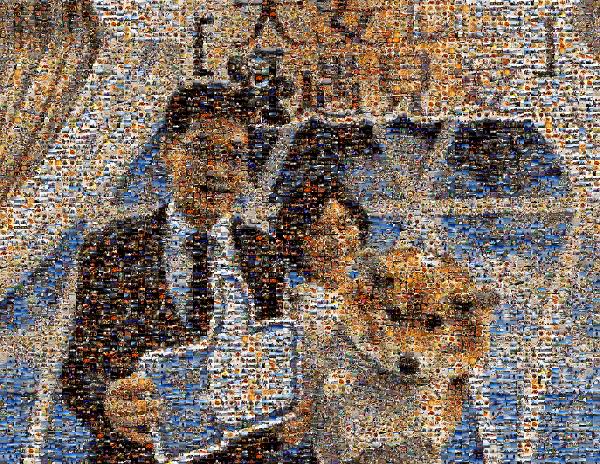 A Champion Dog photo mosaic