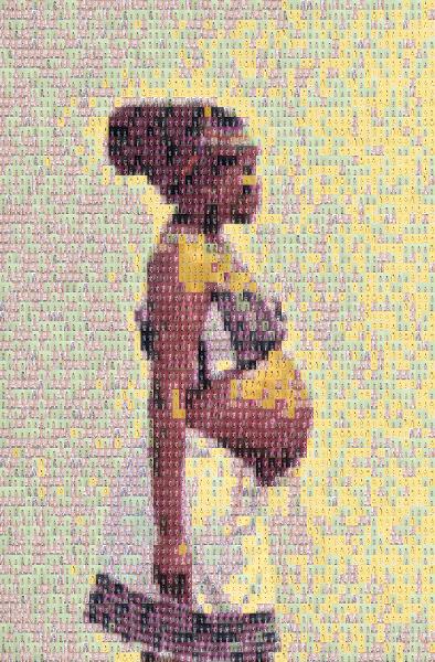 Pregnant Woman photo mosaic