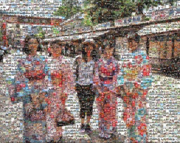 Vacation in Japan photo mosaic