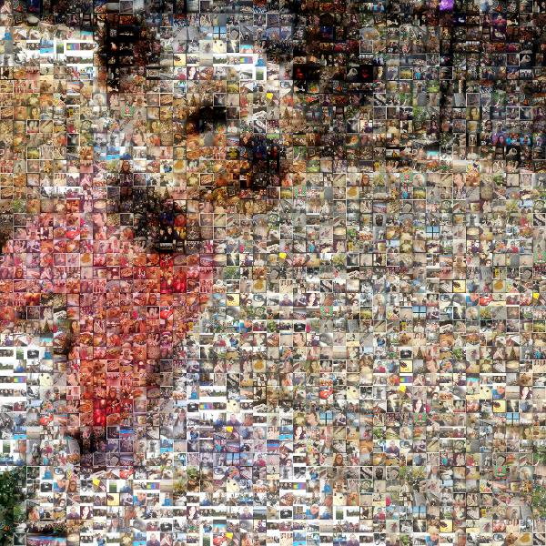 Adorable Dog photo mosaic