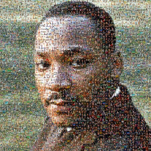 Martin Luther King Jr photo mosaic