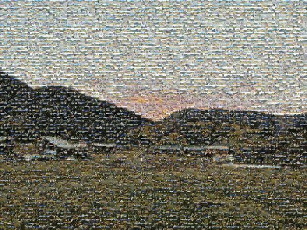 Platoro Sunset photo mosaic