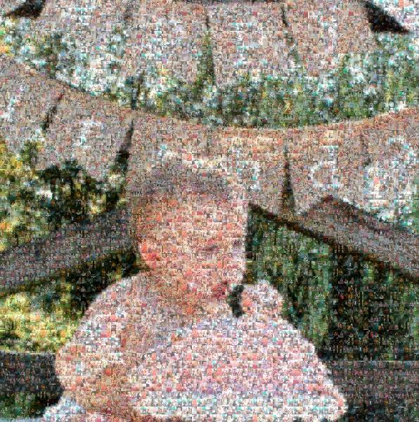 Birthday Girl photo mosaic