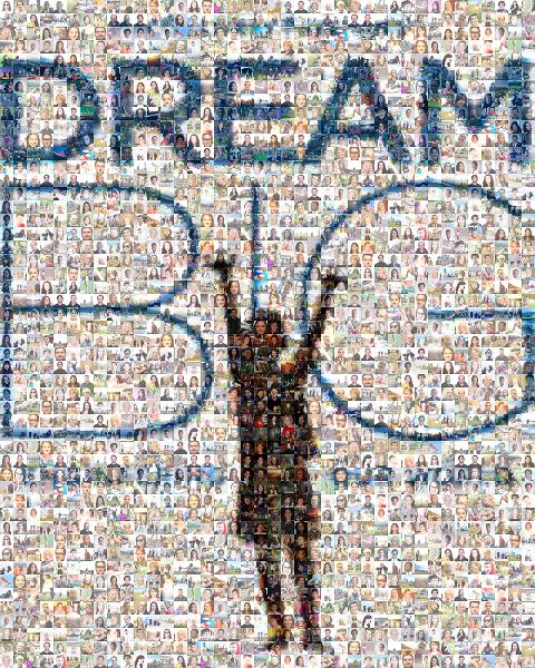 Dream Big photo mosaic