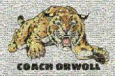 Coach Orwoll coaches community sports athletes logos graphics animals illustrations mascots text words letters retirement gifts appreciation athletic