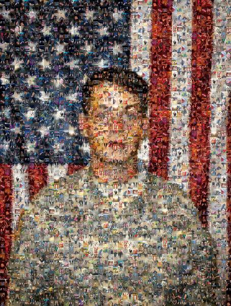 American Soldier photo mosaic