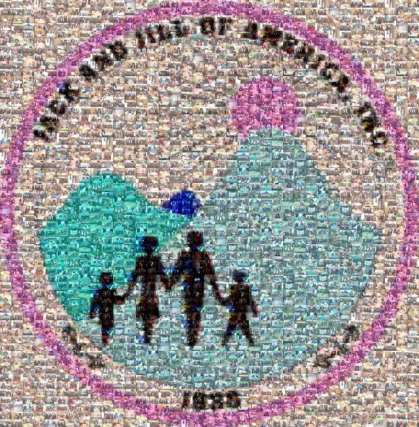 Jack and Jill Logo photo mosaic