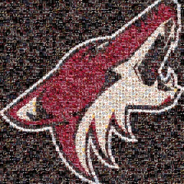 Arizona Coyotes photo mosaic