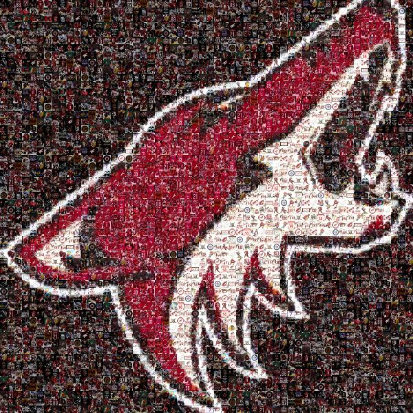Coyotes photo mosaic