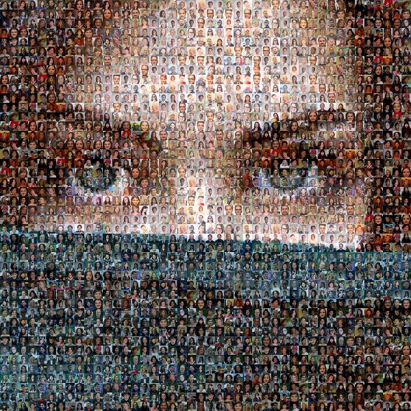 Intense Eyes photo mosaic