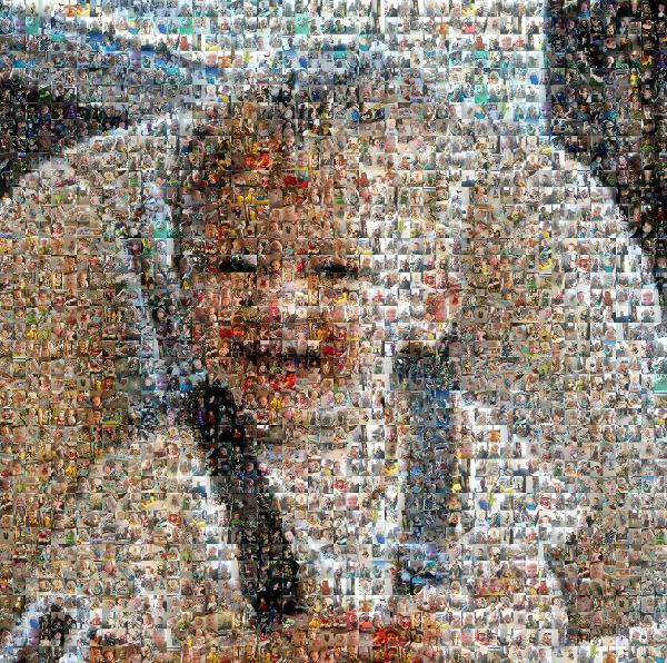 Happy Little Boy photo mosaic
