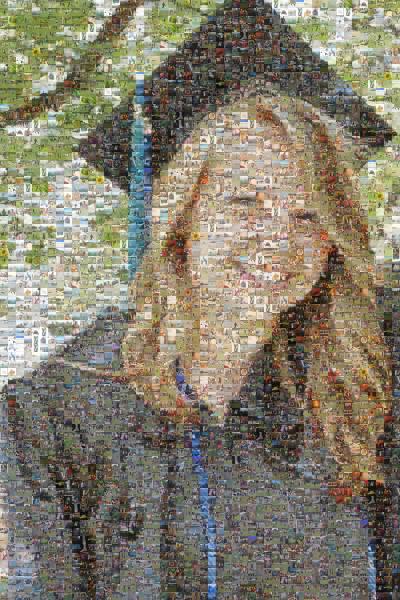 Graduation Portrait photo mosaic