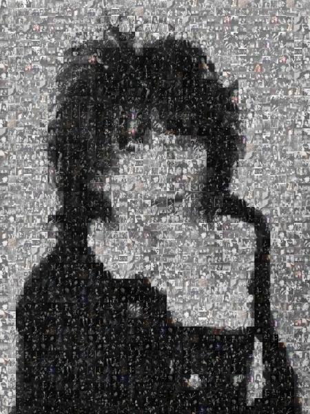 Portrait of a Musician photo mosaic