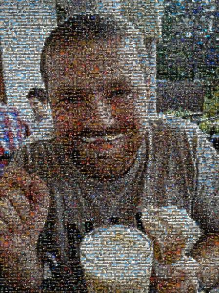 Out for Icecream photo mosaic