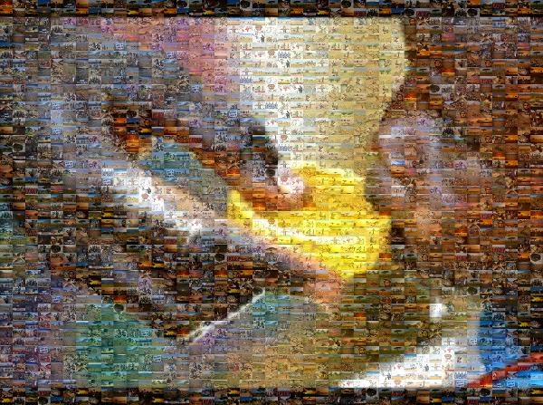 Feeding a Child photo mosaic