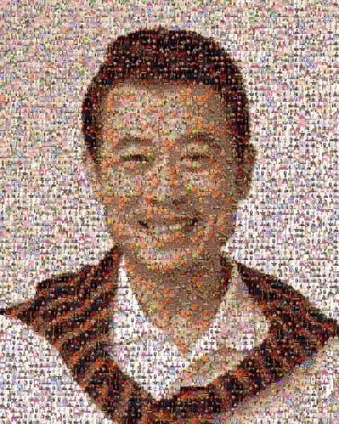 A Distinguished Headshot photo mosaic