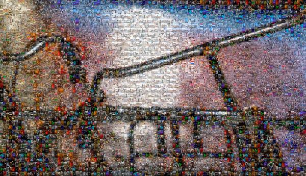 Two Bicycles photo mosaic