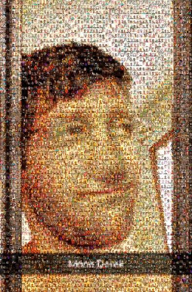 Selfie photo mosaic