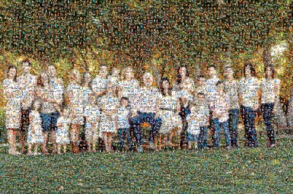Big Family Portrait photo mosaic