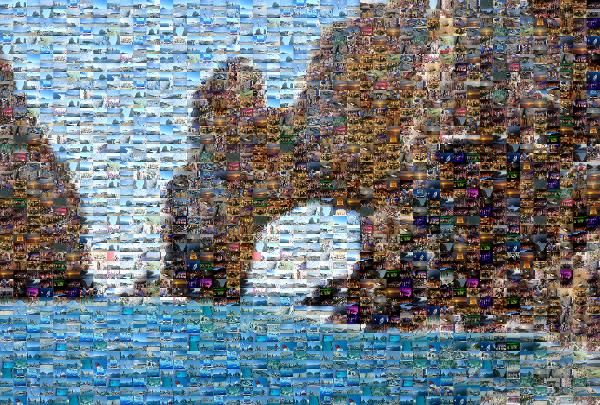 Cabo San Lucas photo mosaic