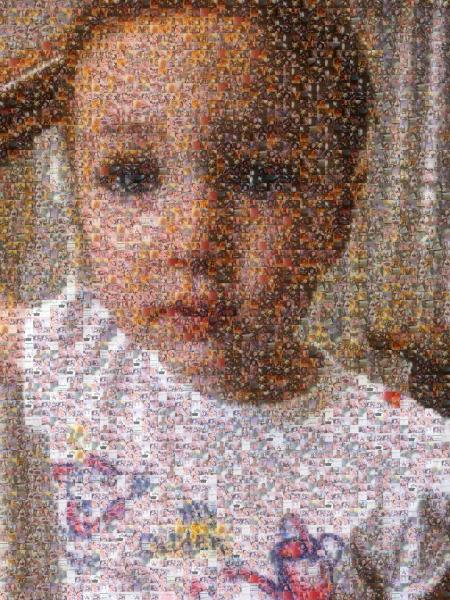 A Little Girl photo mosaic