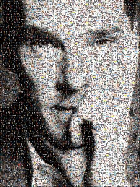 Benedict Cumberbatch photo mosaic
