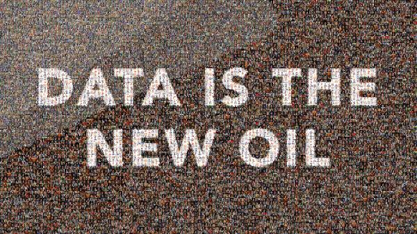 Data is the New Oil photo mosaic