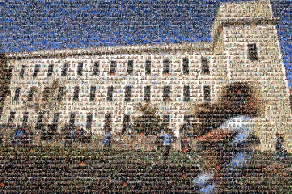 School Campus photo mosaic
