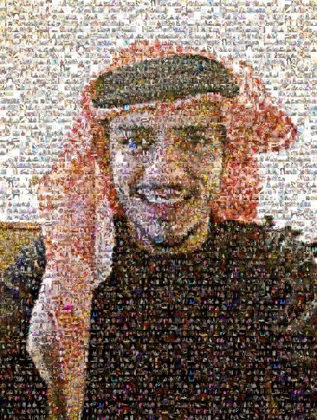 A Young Man's Selfie photo mosaic