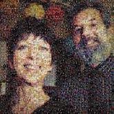 couple people faces selfies borders
