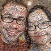 Happy Couple people faces couples love husband wife portraits selfies smiling glasses