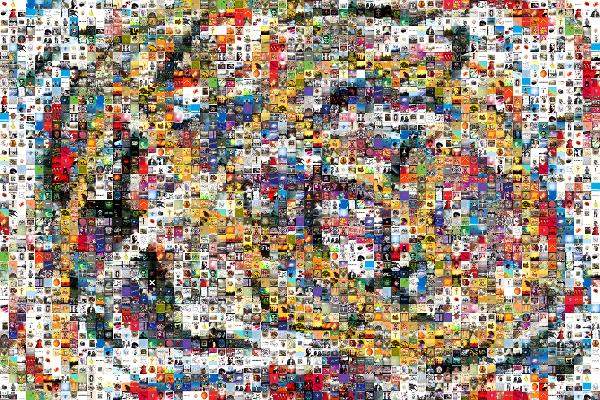 abstract mosaic  photo mosaic